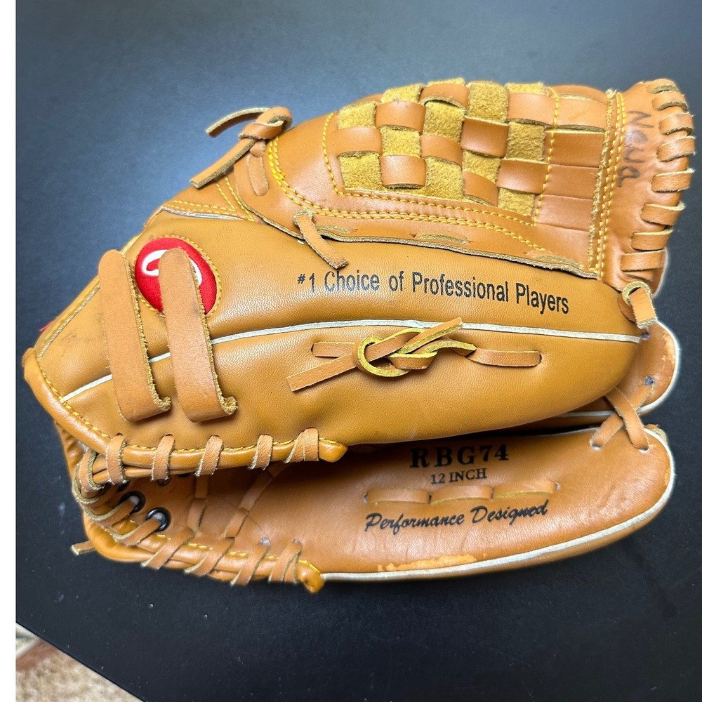 Rawlings RGB74 12" Derek Jeter Autograph Extended 3 Finger Palm Padding RHT - Picture 3 of 10